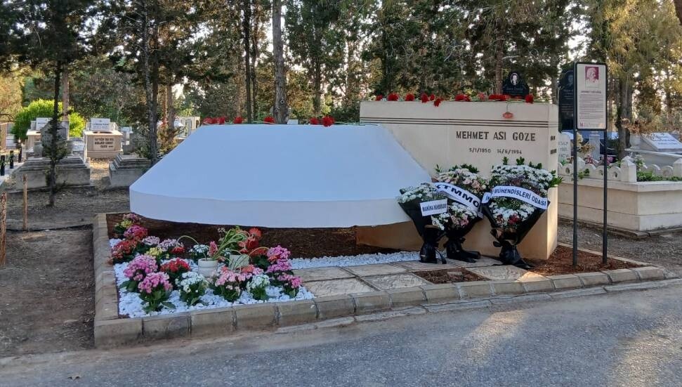 KTMMOB Yönetim Kurulu üyeliği yapan ve İMO eski Başkanı Mehmet Göze kabri başında anıldı