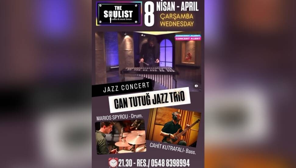 Caz sanatçısı Can Tutuğ, The Soulist/Alsacak’a geliyor