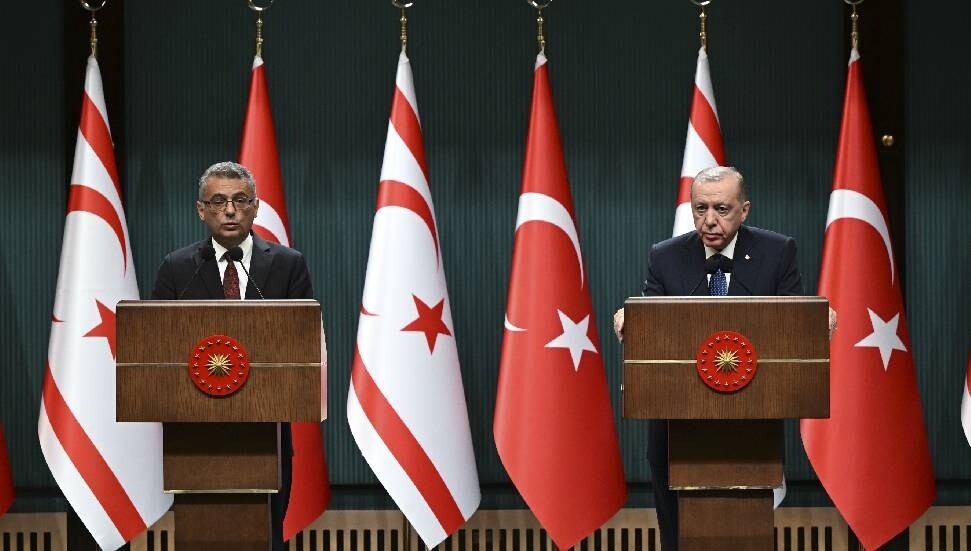 Erhürman-Erdoğan zirvesi tamamlandı: En gerçekçi çözüm, iki devletin var olduğu modelden geçer