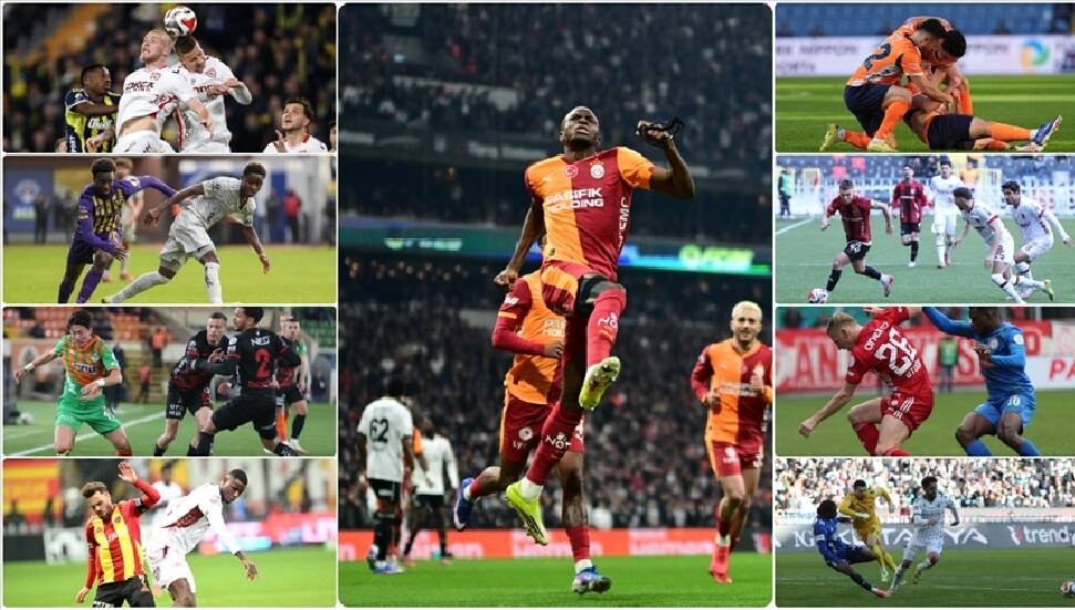 Süper Lig'de 25. haftada Galatasaray, derbide Beşiktaş'ı yenerek liderliğini sürdürdü