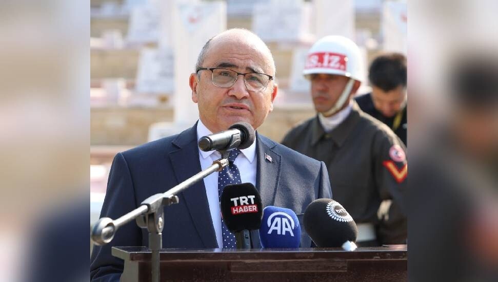 “15 Temmuz Demokrasi ve Milli Birlik Günü” anma etkinlikleri kapsamında Boğaz Şehitliği’nde tören düzenlendi