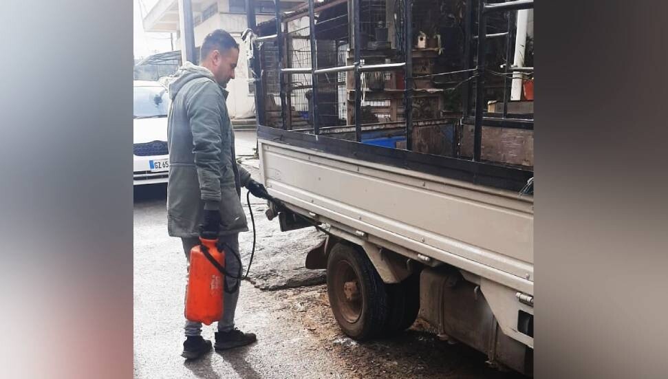 Erenköy-Karpaz Belediyesi, şap hastalığına karşı önlemlere devam ediyor