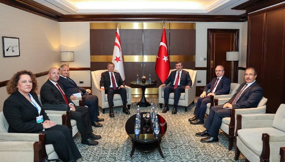 Başbakan Ünal Üstel, Cevdet Yılmaz ile görüştü