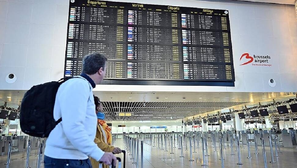 Brüksel Havalimanı'nda bu yıl grev nedeniyle 2 bin 395 uçuş iptal edildi