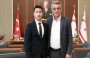 Cumhurbaşkanı Tufan Erhürman, sporcu Hakan Tazegül’ü kabul etti: Başarılarını kutladı